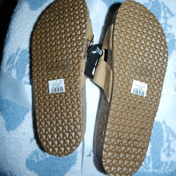 Streetwear Society H Strap Style Tan Suede Slide Comfort Sandals🆕📦⌚🏃🏻💨⚡🚚 - Picture 13 of 16